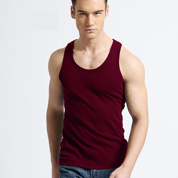 Men's Underwear Cotton Tank Top Men High Quality Bodybuilding Sleeveless Slim Fit Vest Men Tank Tops