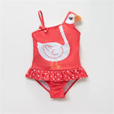 Toddler Infant Baby Girls Swimwear Watermelon Swimsuit Swimming Beach Bathing Bikini Cute Summer One-piece Swimming Baby Overall