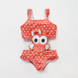 Toddler Infant Baby Girls Swimwear Watermelon Swimsuit Swimming Beach Bathing Bikini Cute Summer One-piece Swimming Baby Overall