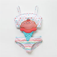 Toddler Infant Baby Girls Swimwear Watermelon Swimsuit Swimming Beach Bathing Bikini Cute Summer One-piece Swimming Baby Overall