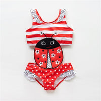Toddler Infant Baby Girls Swimwear Watermelon Swimsuit Swimming Beach Bathing Bikini Cute Summer One-piece Swimming Baby Overall