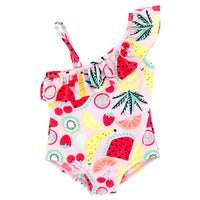 Toddler Infant Baby Girls Swimwear Watermelon Swimsuit Swimming Beach Bathing Bikini Cute Summer One-piece Swimming Baby Overall