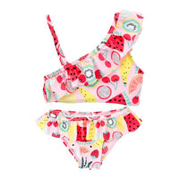 Toddler Infant Baby Girls Swimwear Watermelon Swimsuit Swimming Beach Bathing Bikini Cute Summer One-piece Swimming Baby Overall