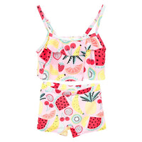 Toddler Infant Baby Girls Swimwear Watermelon Swimsuit Swimming Beach Bathing Bikini Cute Summer One-piece Swimming Baby Overall