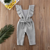 Summer Baby Girls Rompers Solid Cotton Baby Sleeveless Cotton Linen Jumpsuit Toddler Infant Baby Girl Romper Outfits Clothes
