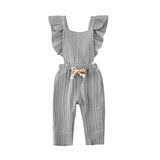 Summer Baby Girls Rompers Solid Cotton Baby Sleeveless Cotton Linen Jumpsuit Toddler Infant Baby Girl Romper Outfits Clothes