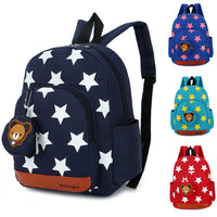NEW Stars Printing Nylon Children Backpacks Kids Kindergarten School Bags Baby Boys Girls Nursery Toddler Cute Rucksack