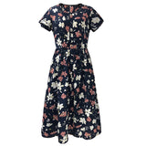 Women Dress Summer V-neck Floral Print Chiffon Dress Boho Style Short Party Beach Dresses Vestidos de fiesta