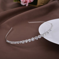 Sparkling Bridal Bridesmaid Flower Girls Children Crystal Rhinestone Wedding Hairband Pageant Prom Tiara Crown Hair Accessories