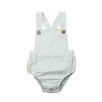 Summer Newborn Baby Girl Boy Cotton Solid Cute Bottom Romper Sleeveless Jumpsuit Infant One-pieces Suspender Outfit Clothes