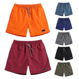 Men Casual Breathable Quick Dry Pants Pockets Beach Solid Color Sport Shorts Men's Short Summer Male Pant with Pocket Breathable