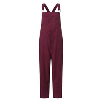 Kaftan Corduroy Overalls Womens Jumpsuits 2021 Autumn Harem Pants Casual Long Pantalon Palazzo Female Button Rompers Playsuit