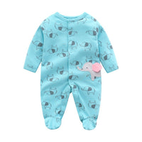 Spring Autumn Baby Romper 100% Cotton Newborn Baby Clothes Long Sleeve Baby Girl Clothing Cartoon Jumpsuit Infant Clothes