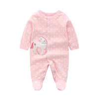 Spring Autumn Baby Romper 100% Cotton Newborn Baby Clothes Long Sleeve Baby Girl Clothing Cartoon Jumpsuit Infant Clothes