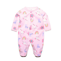 Spring Autumn Baby Romper 100% Cotton Newborn Baby Clothes Long Sleeve Baby Girl Clothing Cartoon Jumpsuit Infant Clothes