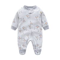Spring Autumn Baby Romper 100% Cotton Newborn Baby Clothes Long Sleeve Baby Girl Clothing Cartoon Jumpsuit Infant Clothes