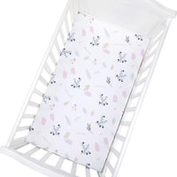 Newborn Baby Crib Fitted Sheet Baby Bed Mattress Cover Soft Breathable Cartoon Print Newborn Bedding For Cot Size 130*70cm