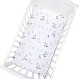 Newborn Baby Crib Fitted Sheet Baby Bed Mattress Cover Soft Breathable Cartoon Print Newborn Bedding For Cot Size 130*70cm