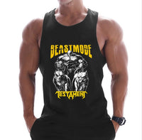 New gyms clothing cotton bodybuilding tank top bodybuilder mens tops sleeveless