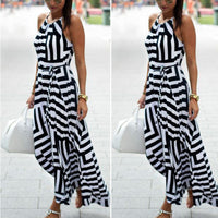Women Maxi Boho Floral Summer Beach Long Dress Evening Party Dress Casual Dress