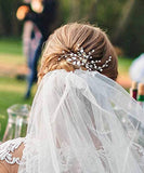 YouLaPan HP103-1 wedding hair accessories pearl bride headband pearl wedding headpieces for bride Bridal pins wedding clips