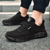 New Mesh Men Shoes Lac-up Casual Shoes Men Sneakers Breathable Lightweight Footwear Comfortable Sport Trainers Zapatillas Hombre