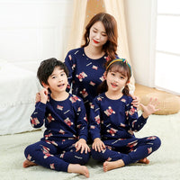 Mother Kids Unicorn Pajamas Mom and Daughter Outfits Family Matching Clothes Homewear Baby Girls Winter Cartoon Cotton Sleepwear