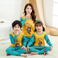 Mother Kids Unicorn Pajamas Mom and Daughter Outfits Family Matching Clothes Homewear Baby Girls Winter Cartoon Cotton Sleepwear