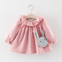 New Autumn Style Newborn Baby Girl Clothing Set Infant Rabbit Ears Suit Babies Girl Clothes