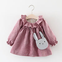 New Autumn Style Newborn Baby Girl Clothing Set Infant Rabbit Ears Suit Babies Girl Clothes