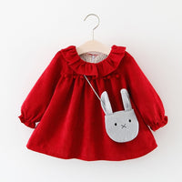 New Autumn Style Newborn Baby Girl Clothing Set Infant Rabbit Ears Suit Babies Girl Clothes