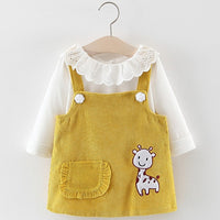 New Autumn Style Newborn Baby Girl Clothing Set Infant Rabbit Ears Suit Babies Girl Clothes