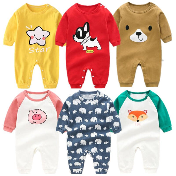 Newborn Baby Spring-Autumn Cotton Clothing Orangemom Baby Romper Boys Animal Costumes Boutique Pajama Roupa