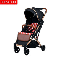 Babyfond baby stroller delivery free ultra light folding can sit or lie high landscape suitable 4 seasons high demand