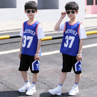 Kids Clothes Boy Sport Suits Teenage Summer Baby Boy Outfit Sets Short Sleeve T Shirt & Pants Casual 4 5 6 7 8 9 10 12 14 Years