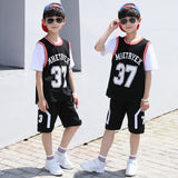 Kids Clothes Boy Sport Suits Teenage Summer Baby Boy Outfit Sets Short Sleeve T Shirt & Pants Casual 4 5 6 7 8 9 10 12 14 Years