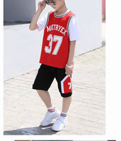 Kids Clothes Boy Sport Suits Teenage Summer Baby Boy Outfit Sets Short Sleeve T Shirt & Pants Casual 4 5 6 7 8 9 10 12 14 Years