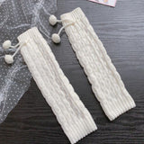 Women Knit Winter Leg Warmers Loose Style Lady Boot Knee High Boot Stockings Leggings Warm Boots Leg