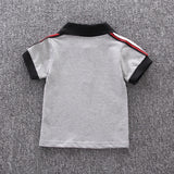 Baby Boy Clothes Sets Summer Casual Cotton Kid Top + Black Shorts Toddler Short Sleeve Golf Sports Outfits