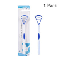 Y-Kelin Silicone Tongue Scrap Brush Cleaning Scraper Food Grade Single Oral Care To Keep Fresh Breath 3Color Pack