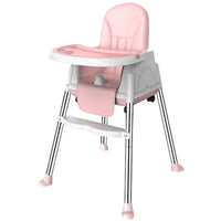 Multifunctional Baby Dining Chair Height Adjustable Baby High Chair With Feeding Tray Foldable Dining Table Seat