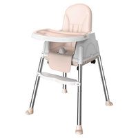 Multifunctional Baby Dining Chair Height Adjustable Baby High Chair With Feeding Tray Foldable Dining Table Seat