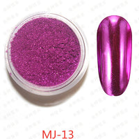 Nail Powder 24 Color Holographic Chrome Mirror Laser Synthetic Resin Pigment Manicure Art Eye Mirror Nail Powder Glitter