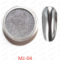 Nail Powder 24 Color Holographic Chrome Mirror Laser Synthetic Resin Pigment Manicure Art Eye Mirror Nail Powder Glitter