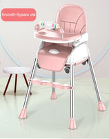 Portable Folding Baby Dining High Chair/Trona Bebé Children Feeding Chair Toddler Booster Seat  Kids Food Eating Chair Baby Seat