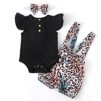Summer Baby Girl Clothes Set Fashion Solid Romper Tops Flower Shorts Overalls Headband for Newborn Infant Clothing Outfit