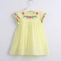 New Summer Girls' Dress Korean Strap Plaid Casual Sleeveless Party Princess Dress Cute Children's Baby Kids Girls Clothing