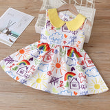 New Summer Girls' Dress Korean Strap Plaid Casual Sleeveless Party Princess Dress Cute Children's Baby Kids Girls Clothing