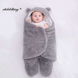 Soft Newborn Baby Wrap Blankets Baby Sleeping Bag Envelope For Newborn Sleepsack 100% Cotton thicken Cocoon for baby 0-9 Months