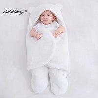 Soft Newborn Baby Wrap Blankets Baby Sleeping Bag Envelope For Newborn Sleepsack 100% Cotton thicken Cocoon for baby 0-9 Months